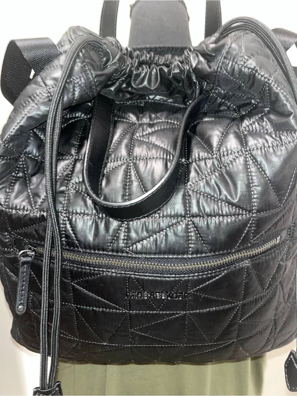 Michael Kors Drawstring Winnie Backpack/Shoulder Bag